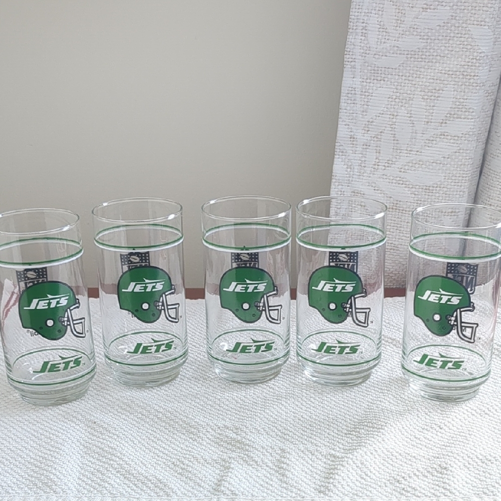 Jets Logo Glass Set
